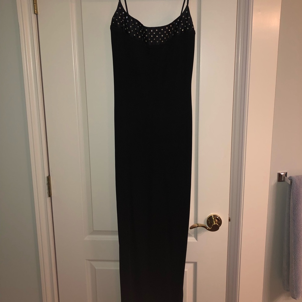Floor Length Lillie Rubin Dress with Crystals